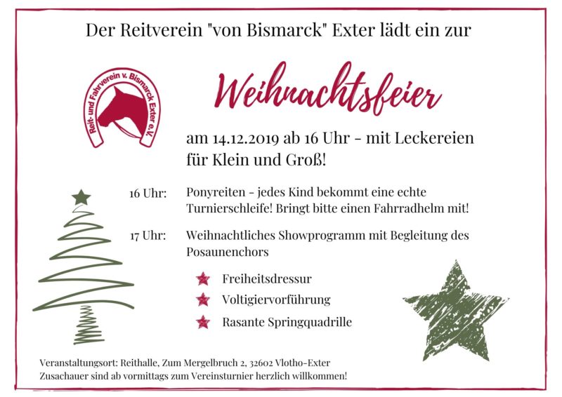 Weihnachtsfeier
