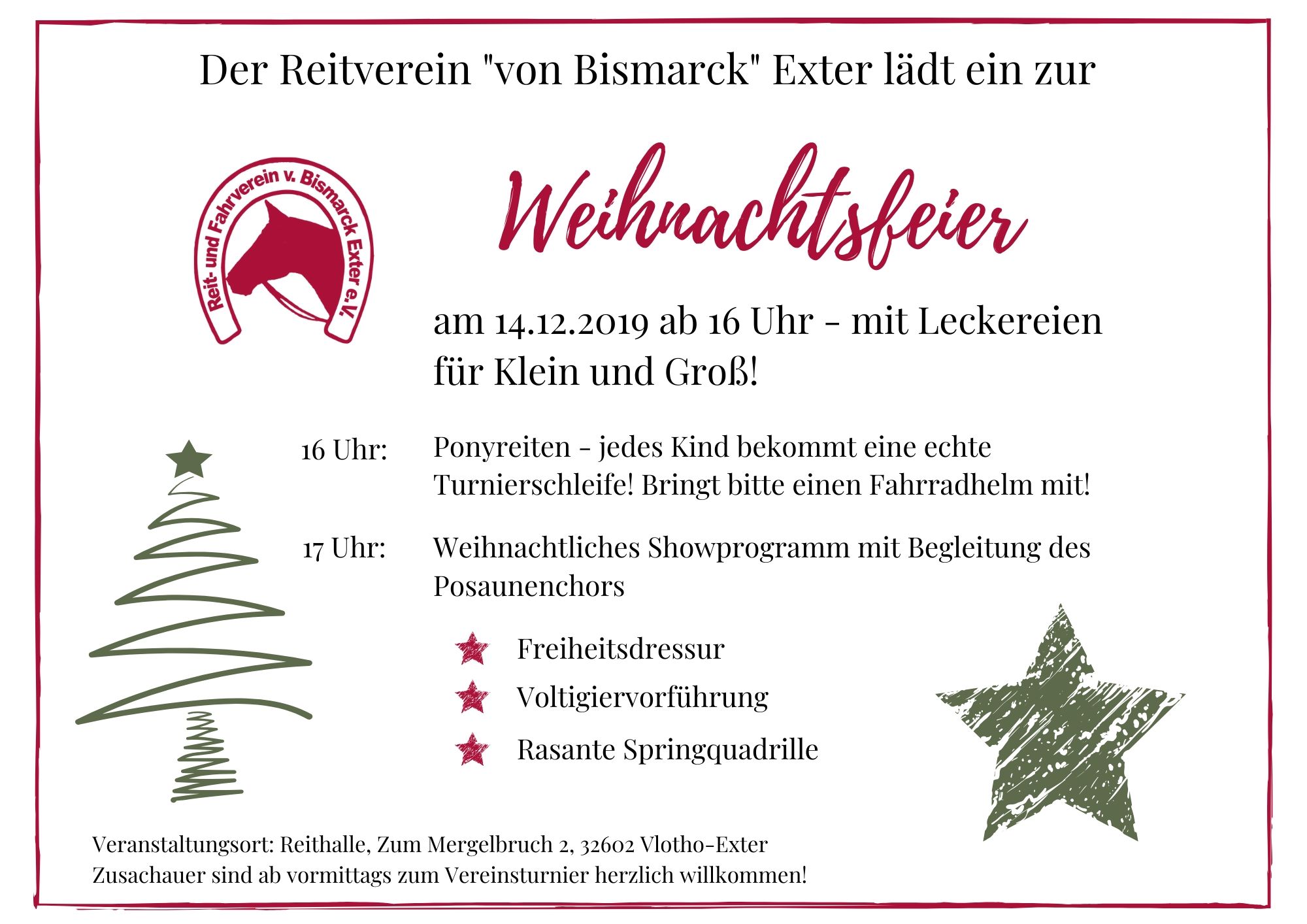 Weihnachtsfeier
